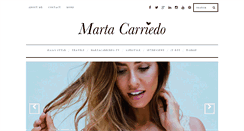 Desktop Screenshot of martacarriedo.com